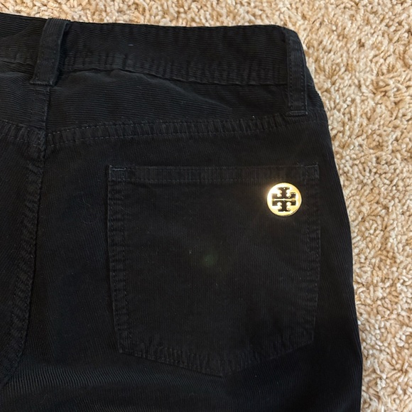 TORY BURCH Black Corduroy Straight Jeans/Pants 🖤 - Picture 8 of 11